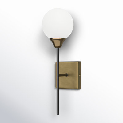 Hallas Single Light Dimmable Brass Wallchiere