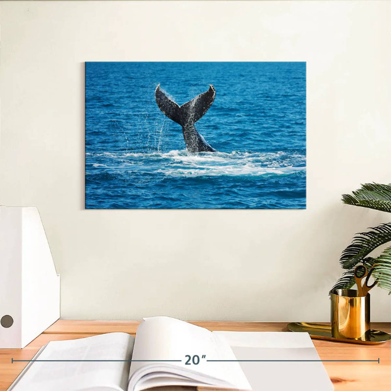 Brampt Whale Tail View, 8" H x 12" W