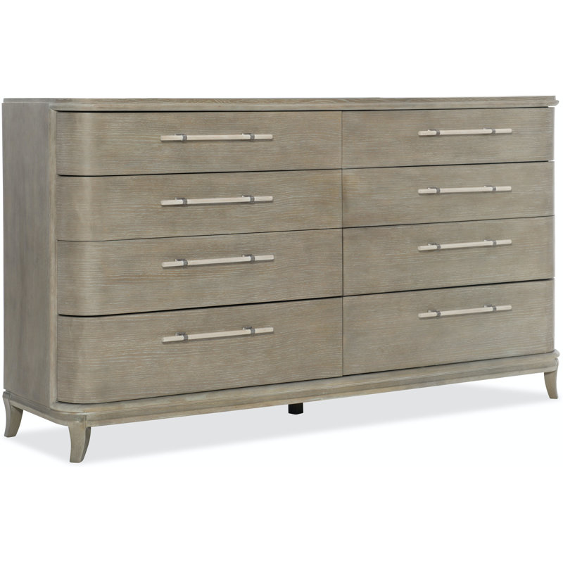 Affinity Solid Wood 68'' W 8 - Drawer Dresser