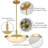 Catima 3 - Light Gold Bowl Pendant