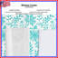 Turquoise Floral Pattern Window Curtains, Floral Sheer & Blockout Curtains - 1 Panel-130108784-130108785