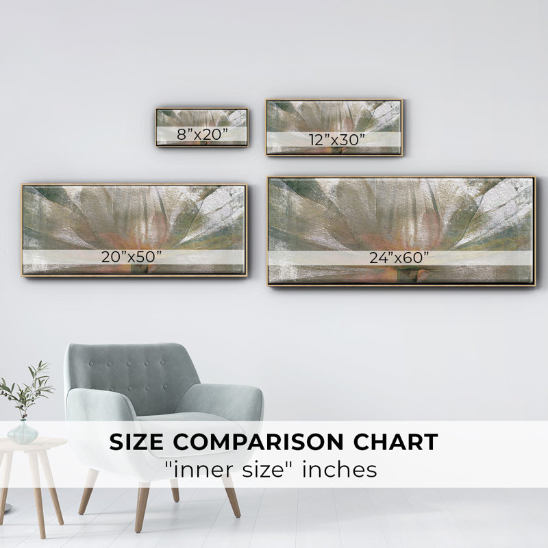 Lily Light- Framed Canvas, 8" H x 20" W