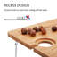 Table de pique-nique pour l'extérieur Tirrinia, portable pliable, cadeau idéal pour les amateurs de vin