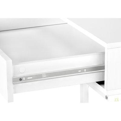 Computer Desk, Home Office, Laptop, Storage Drawers, 48"L, Work Laminate Metal, Contemporary, Modern