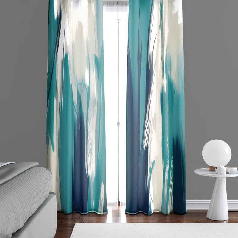 Rideau en polyester Dano, L 20 po x L 52 po