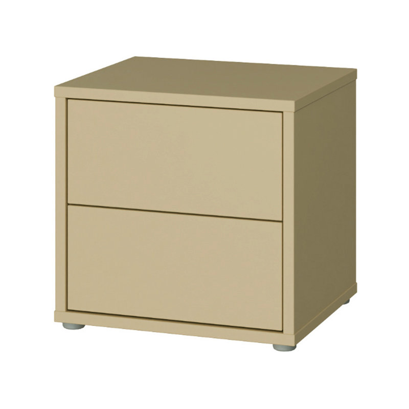 49.8 cm W Bedside Table, Butter Yellow