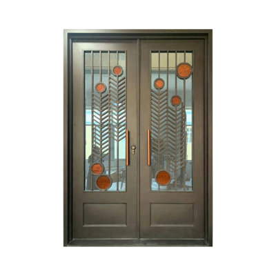 Modern Mirage Iron Door