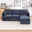 Canapé modulaire avec repose-pieds 4 pièces Wilroy-520331325