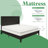 48.4" Farmhouse Full Size Solid Wood Bed Frame,Black-238379164-238379162