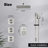 12 Inch Slide Bar Shower System,square Shower Sets Complete Rain Shower Head With Handheld And Body Jets Combo,wall Mounted-105715582