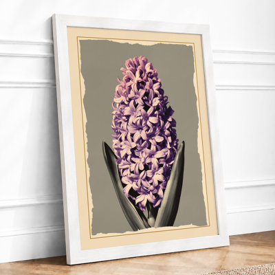 Purple Hyacinth Botanical - Framed Print