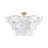 Bannasch 4-Light Layered Handmade Glass Semi-Flush Mount-2085445371-2085445370