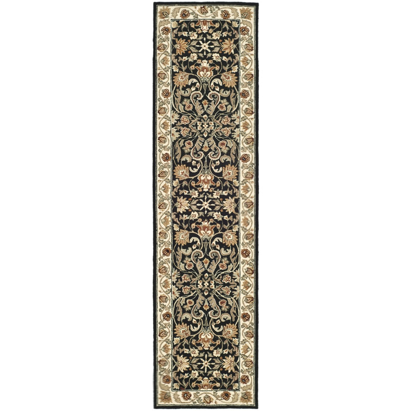 Harms Hand Hooked Performance Oriental Rug, Runner 2'6" x 10'