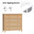 Sideboard Buffet Cabinet With 4-Drawers, Modern Wooden Console Cabinet-18222972