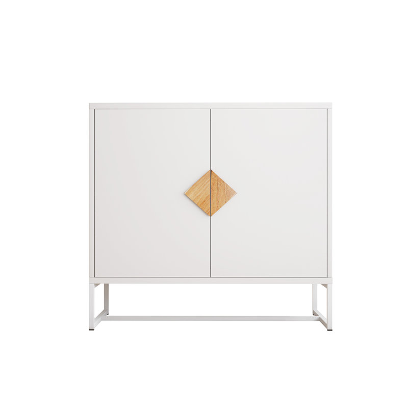 Buffet de 31,77 po Balliett, Blanc / Naturel