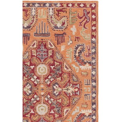 Tapis marocain en laine touffeté à la main