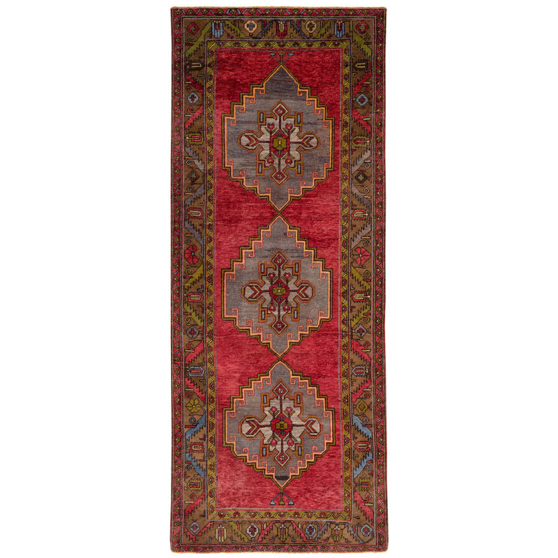 Tapis tribal Konya 5 pi x 12 po Anatolian