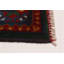 Tapis vert en laine noué à la main de conception unique 6 pi 6 po x 9 pi 10 po Kargahi