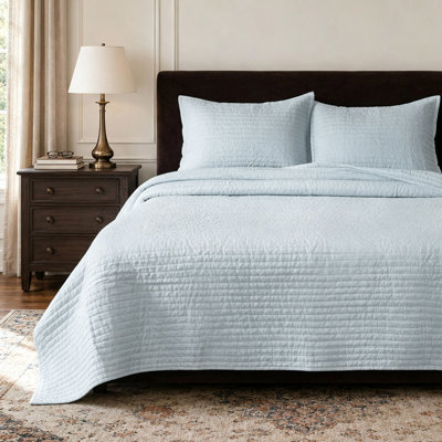 Ensemble de courtepointe respirante 100% lin Clara
