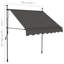 Dakota Fields 120cm D Polyester Cream Cover Retractable Window Awning-957959327-957959314