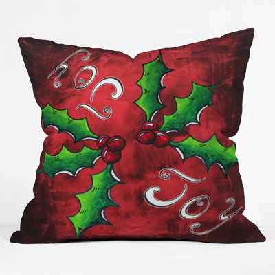 Coussin Madart Inc Mistletoe Joy