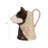 Stoneware Goat Shaped Pitcher