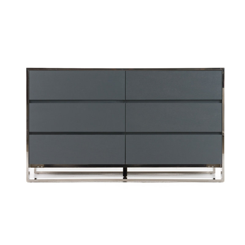 Commode Bexley grise moderne