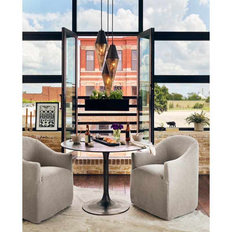 Cove Upholstered Arm Chair, Gray