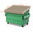 Heavy Duty Multipurpose Outdoor Dumpster Cover, Durable & UV Resistant Waterproof Trash Can Cover-1421163939-1421163943