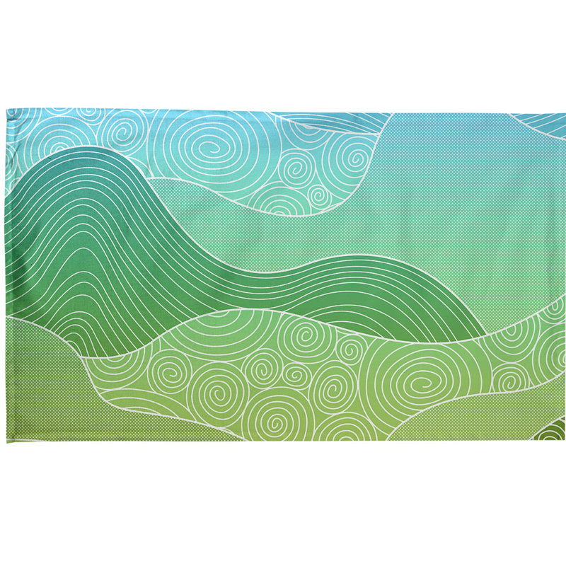 Tea Towel Kitchen Towel, Poly Twill, Light Green