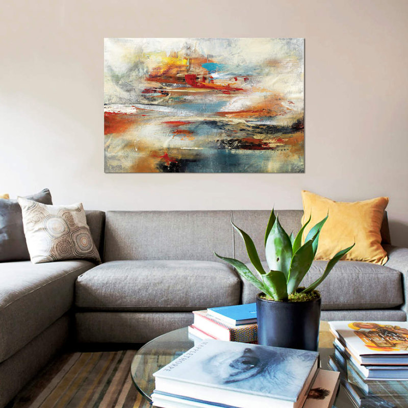 «Tesiturno II», impression sur toile, H 18 po x l 26 po x P 1,5 po, Toile tendue, Pas de tapis