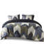 Édredon imprimé bleu marine - double / grand, coton avec bourre, 2 taies décoratives pour une aventure tranquille marine, coton, rembourrage, cachette accueillante-129125103-129125105
