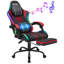 HOFFREE Fauteuil de jeu à DEL avec haut-parleurs et fauteuil de jeu vidéo massant pour 400 lb-173144535
