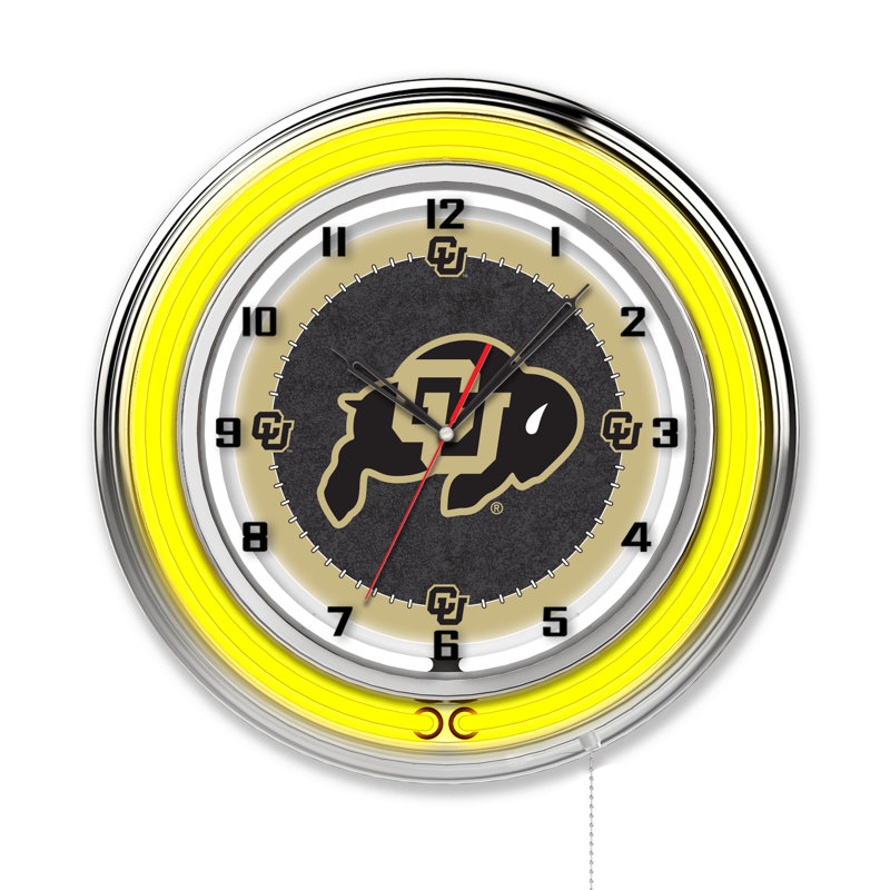 Horloge murale 19 po NCAA, Buffaloes de Colorado
