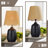 Ceramic Table Lamp With Scallop Shade-1748753062