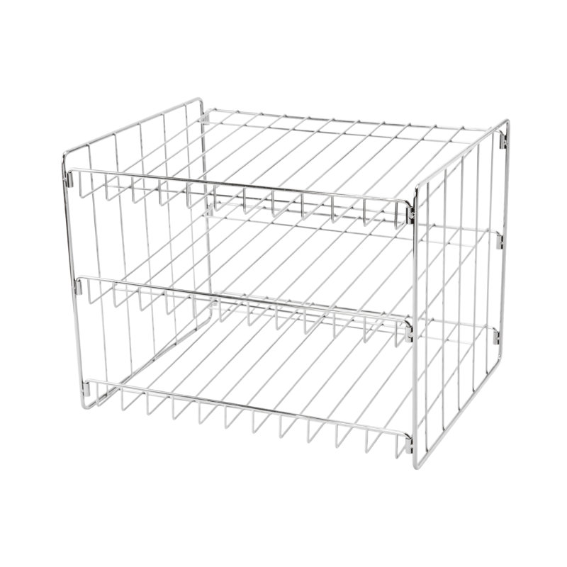 Steel Can Organizer, Chrome
