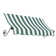 Awntech Charleston Acrylic Fabric Awning with Iron Scroll Arms