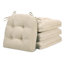 Coussins de chaise pour chaises de salle à manger (ensemble de 4)