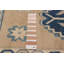 Tapis rectangulaire unique en laine de 1990 Aegon 6 pi 2 po x 8 pi 4 po Aegon