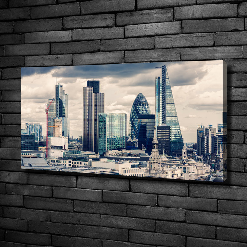Skyscrapers - No Frame Print on Glass, Canvas, 50cm H x 100cm W x 2cm D