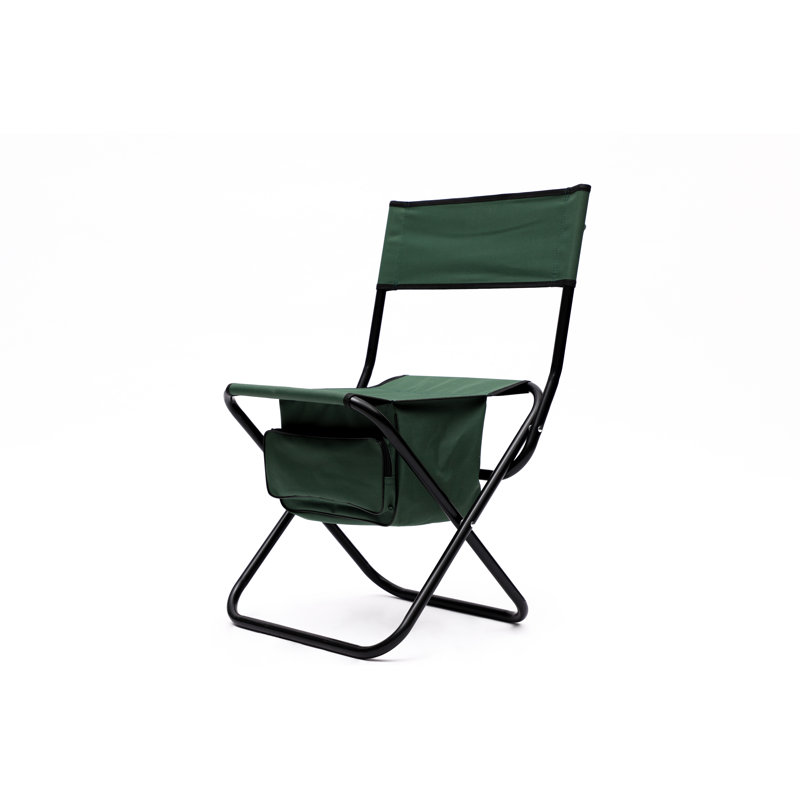 Ensemble de 2 chaises pliantes Inbox Zero Howzell, Vert