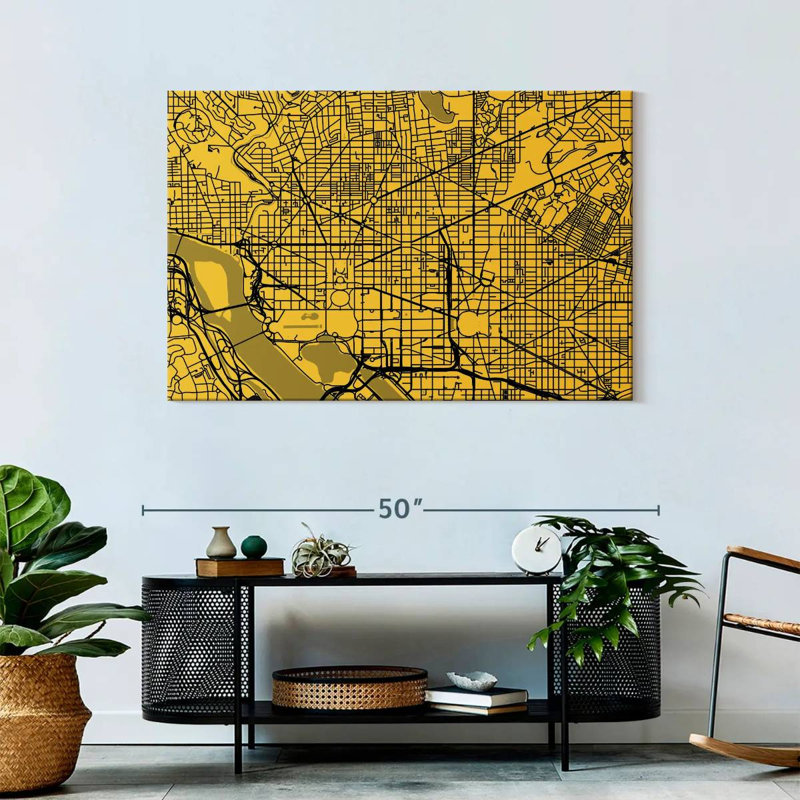 Aliaz Washington Urban Roadway Map