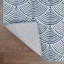 Tapis bleu marine / crème à motif géométrique Simsbury-1054255533
