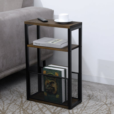 Solid Wood Top End Table
