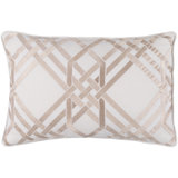 Geometric Linen Throw Pillow