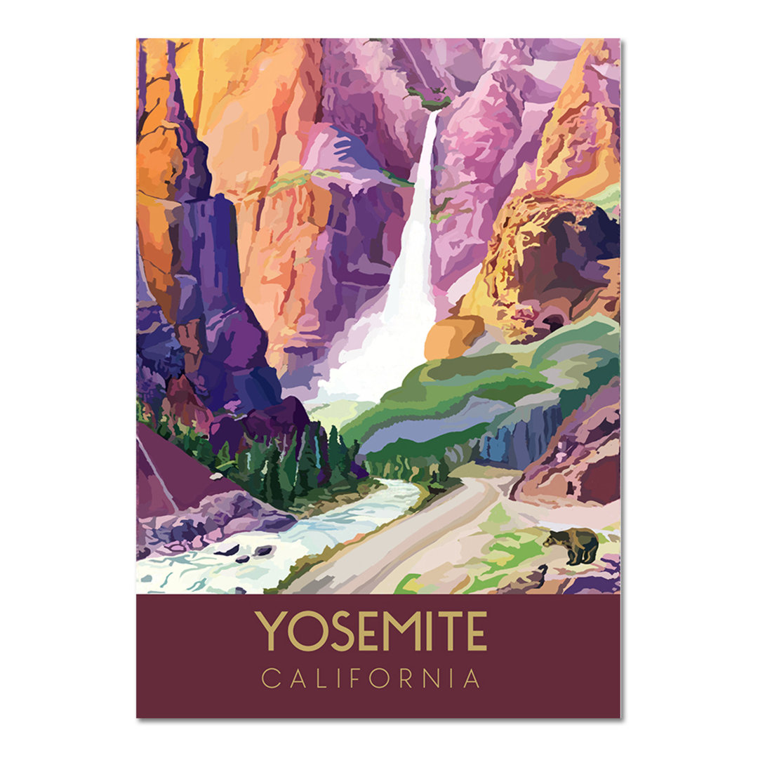 Acrylbild Poster Yosemite Kalifornien