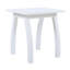 Table d'appoint rectangulaire en bois d'unité centrale blanche, support de 200 lb, convient à une capacité de poids minimaliste, convient-120696802