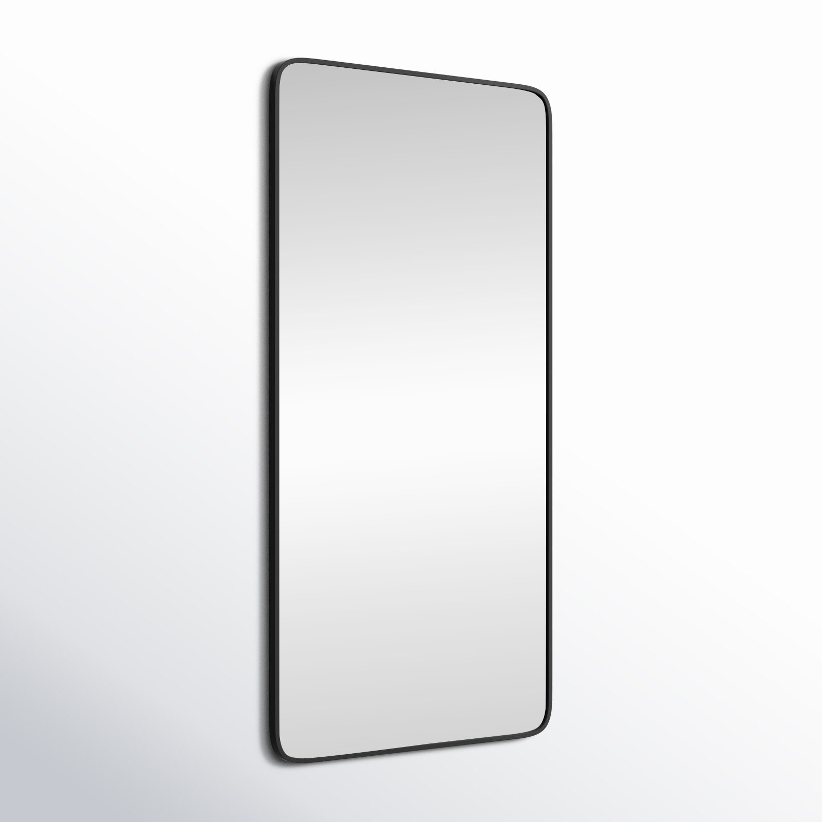Sabine 36" Accent Mirror, Black, 60" x 30"