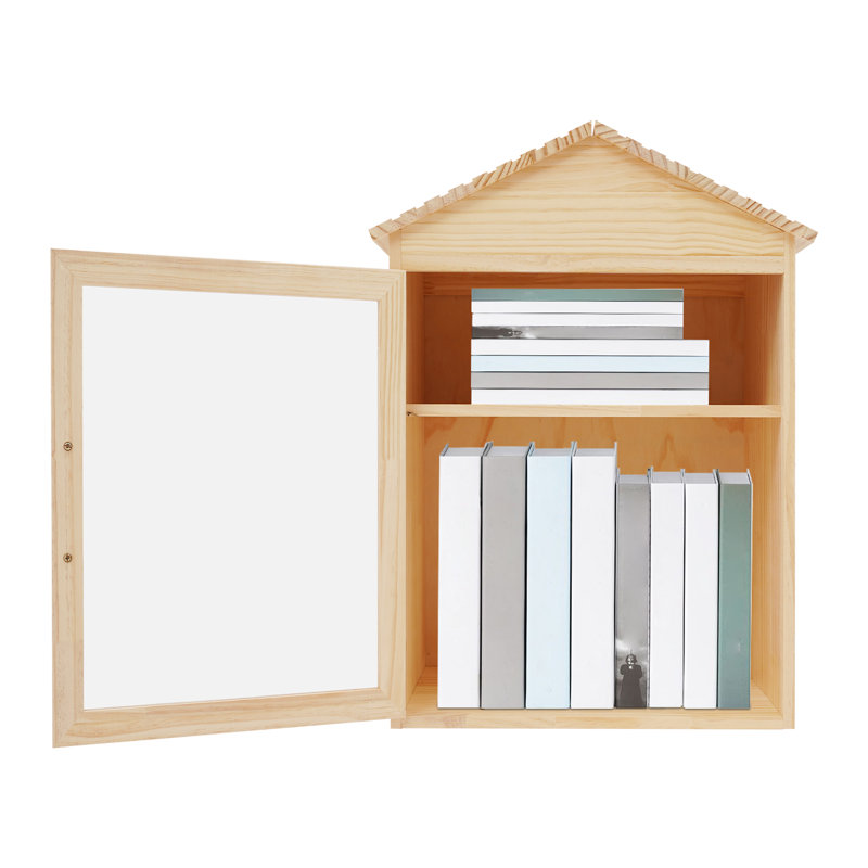 Petite armoire à livres en bois