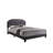 Douglas Bed with Tufted Headboard & Low-Profile Footboard